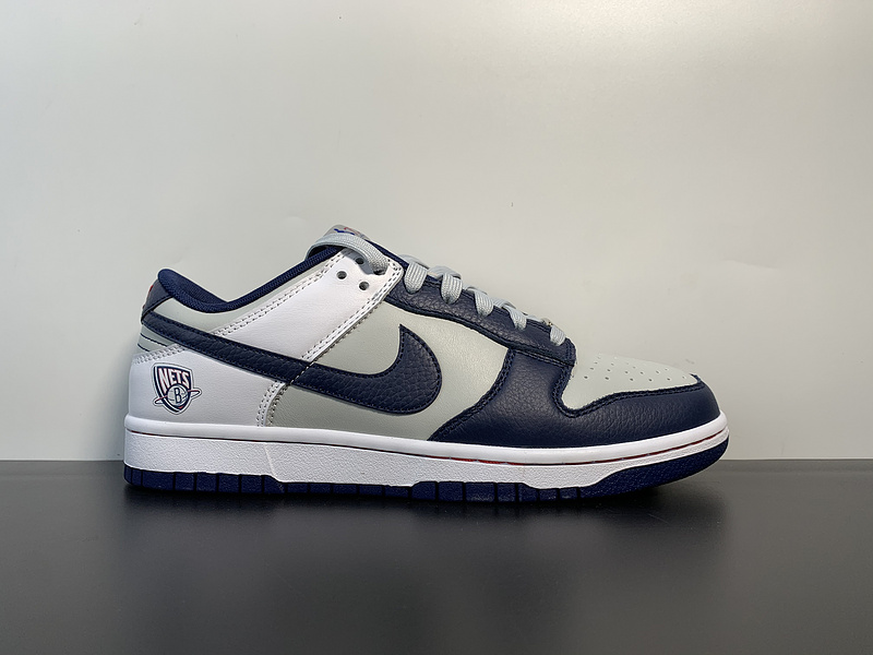 NIKE DUNK LOW EMB NBA 75TH ANNIVERSARY BROOKLYN NETS DD3363-001