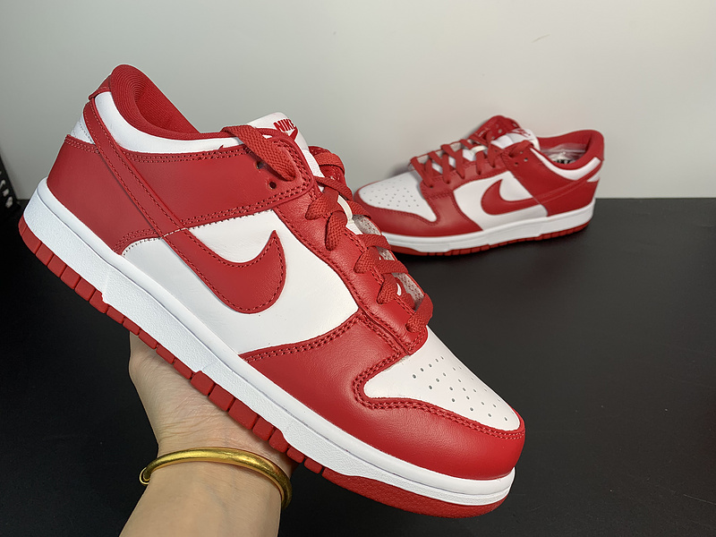 NIKE DUNK LOW UNIVERSITY RED WHITE CU1727-100
