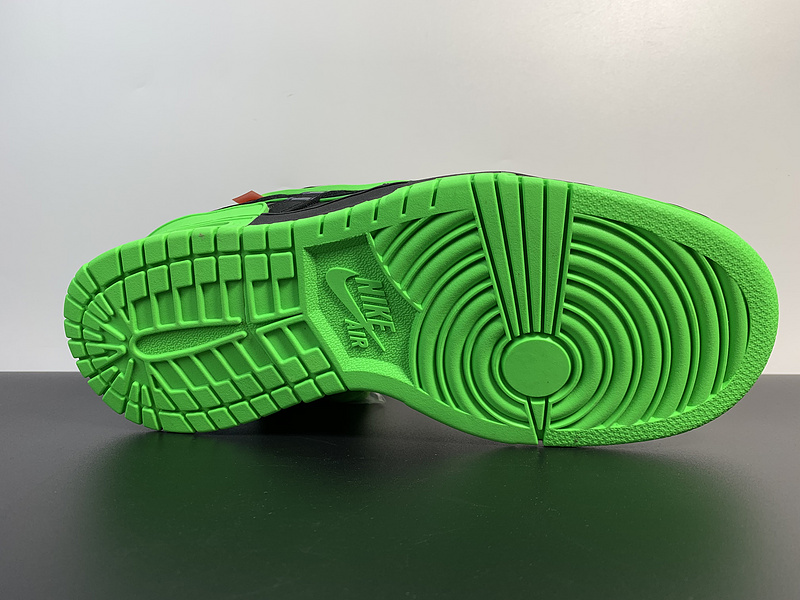 Off-White x Nike Air Rubber Dunk “Green Strike” CU6015-00