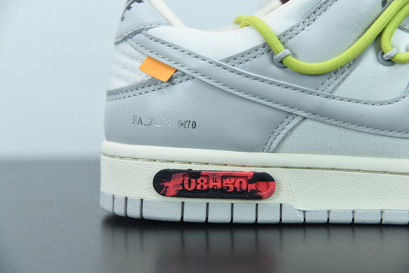 Dunk Low Off-White Lot 8 DM1602-106
