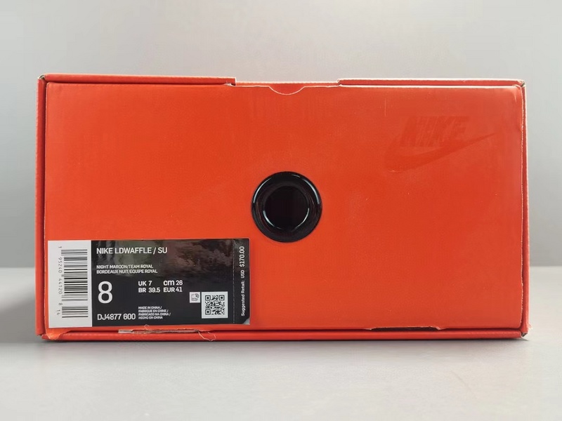 Sacai x Nike LDWaffle ＂Night Maroon and Team Royal＂DJ4877-600