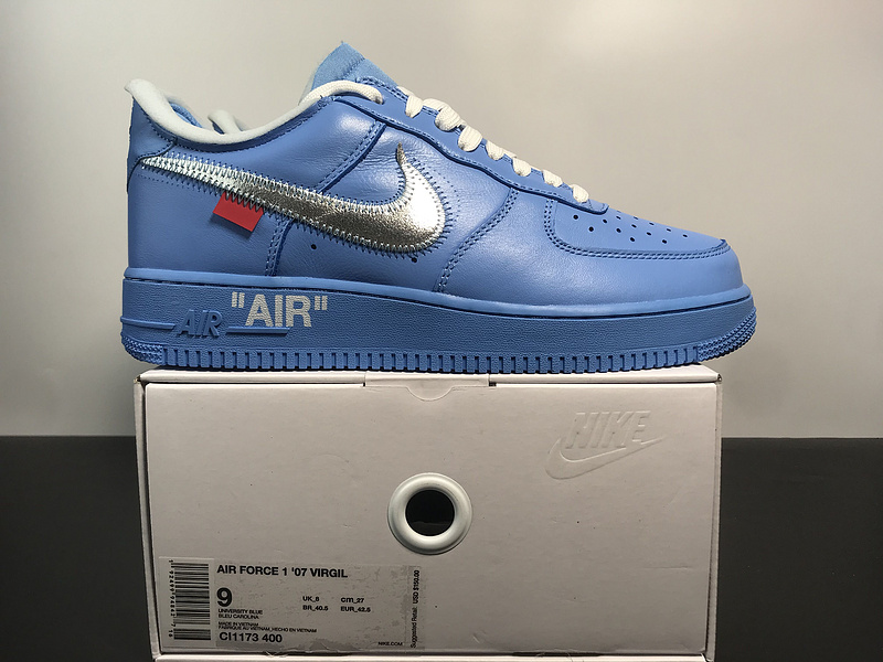 Off-White X Air Force 1 University Blue CI1173-400