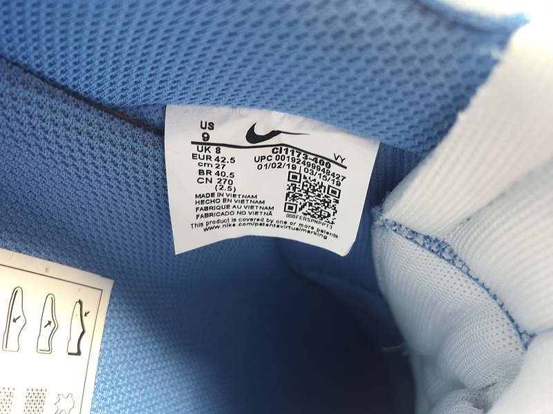 Off-White X Air Force 1 University Blue CI1173-400