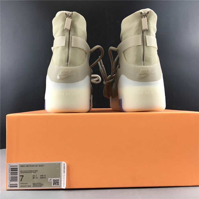 Nike Air Fear Of God 1 “Oatmeal”AR4237-900