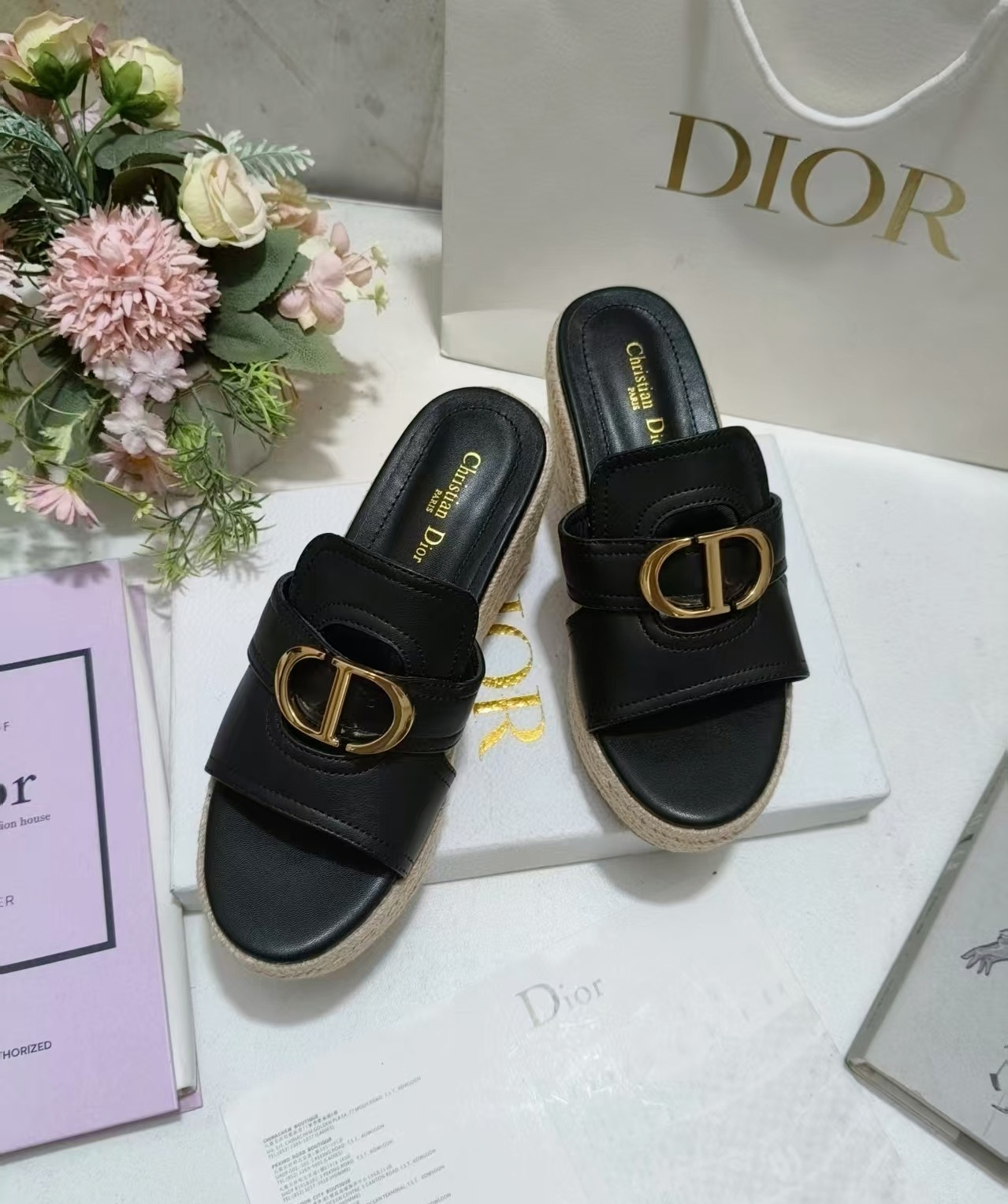 D*or Dioriviera Sun Slides-(EU35-42)