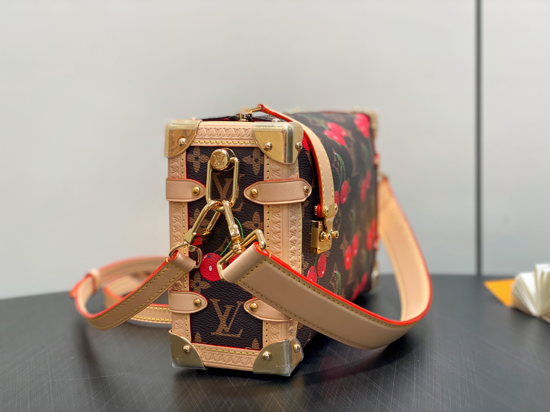 Louis Vuitton x TM Side Trunk Bag (23.5 x 16.0 x 8.5CM)