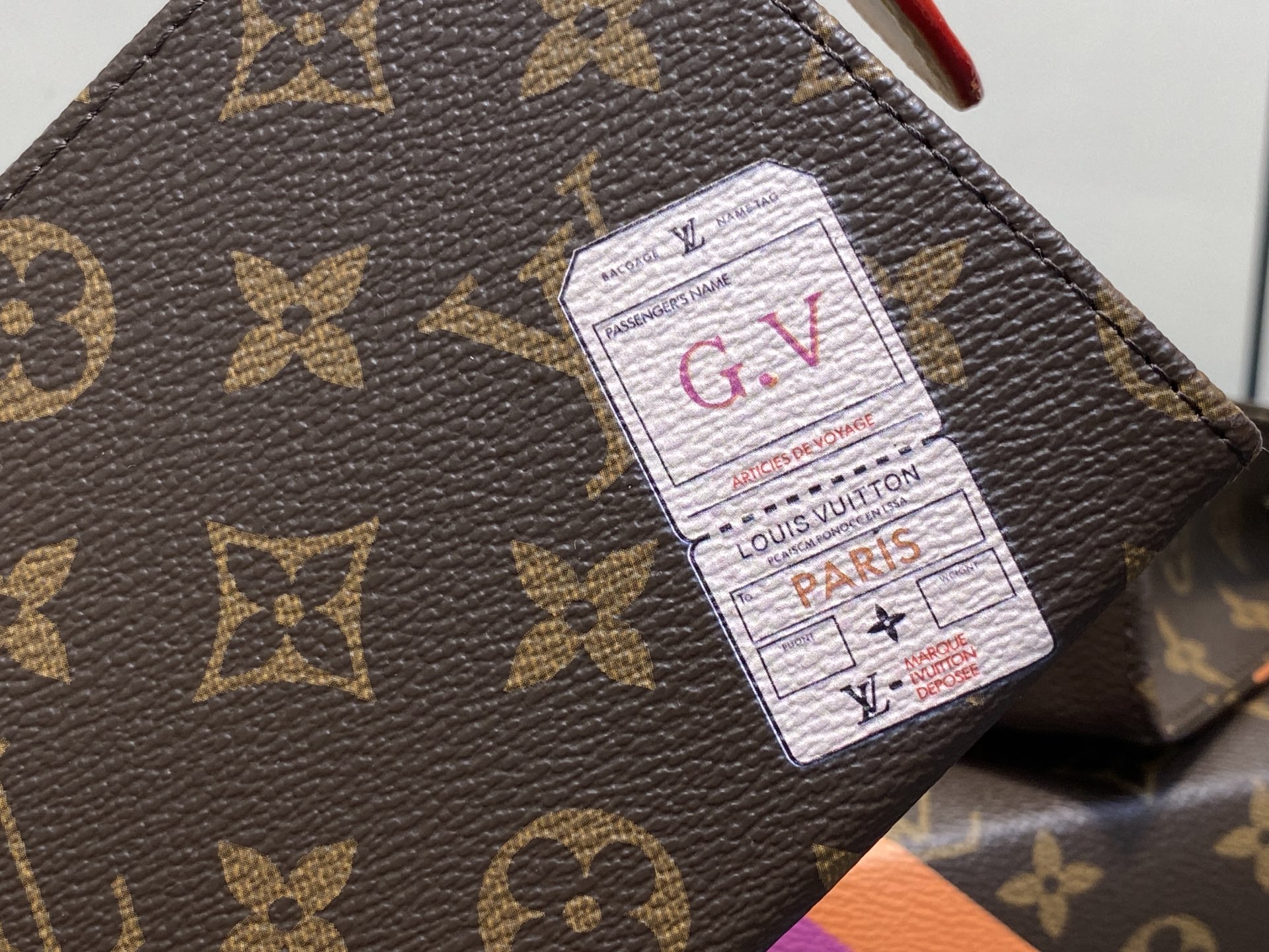 Louis Vuitton Trio Mon Monogram Pouch(20 x 5.5 x 25CM)