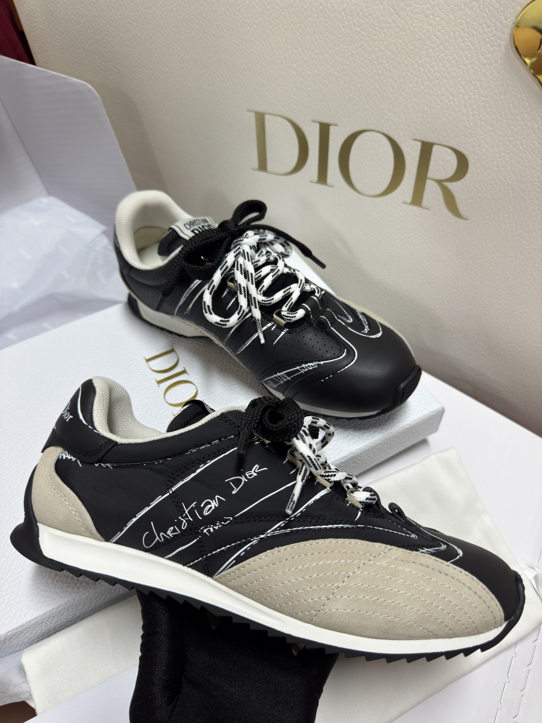 Dior 2025ss D-Sketch Sneaker(EU35-41)