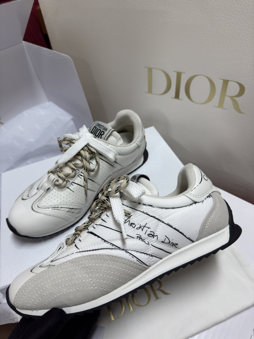 Dior 2025ss D-Sketch Sneaker(EU35-41)