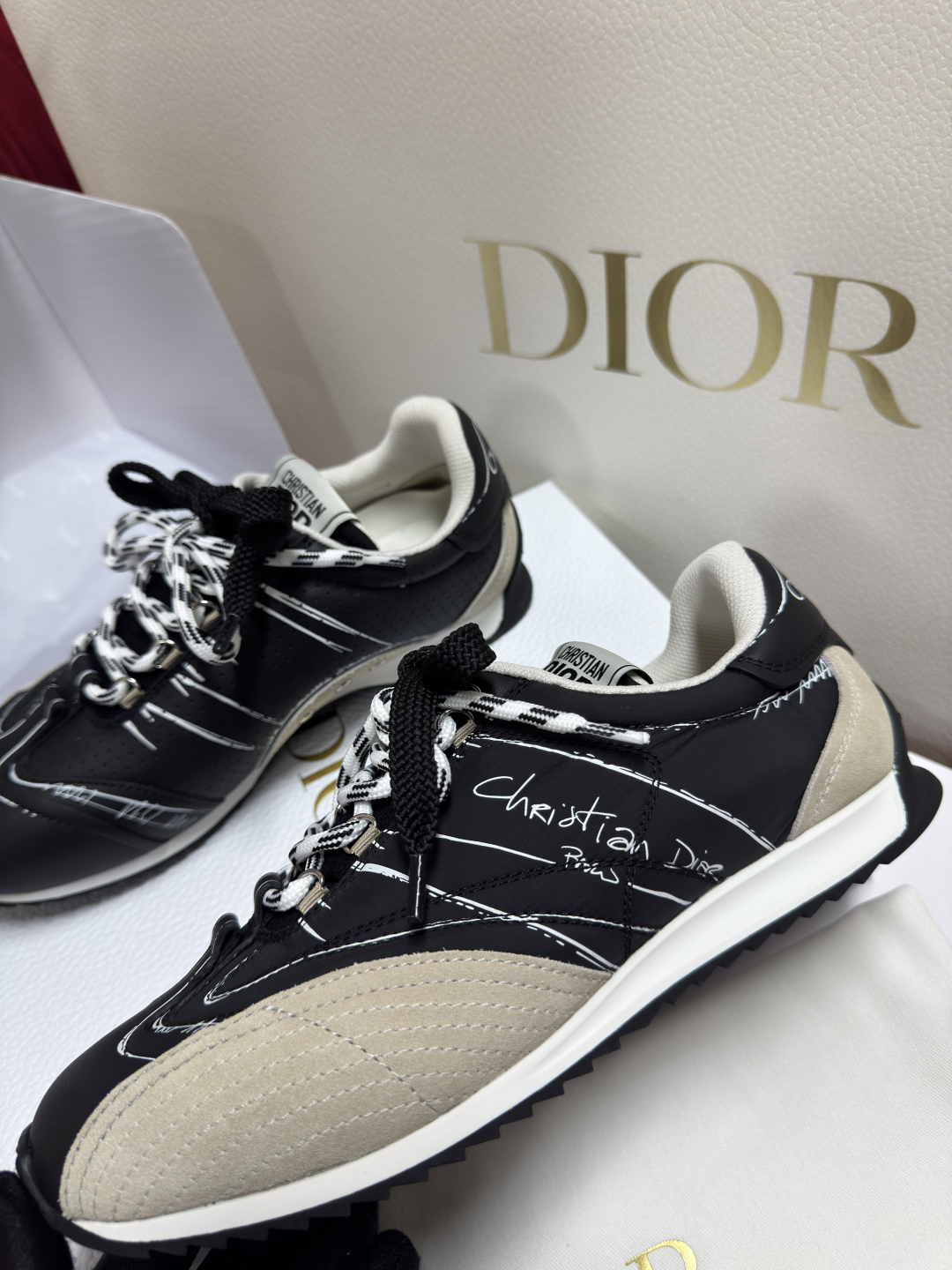 Dior 2025ss D-Sketch Sneaker(EU35-41)