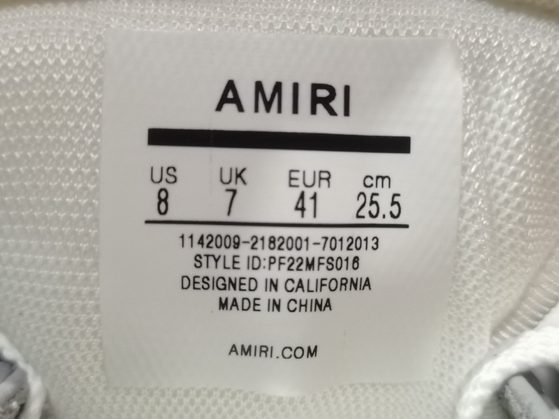 Amiri Skel-Top Sneaker(EU35-46)