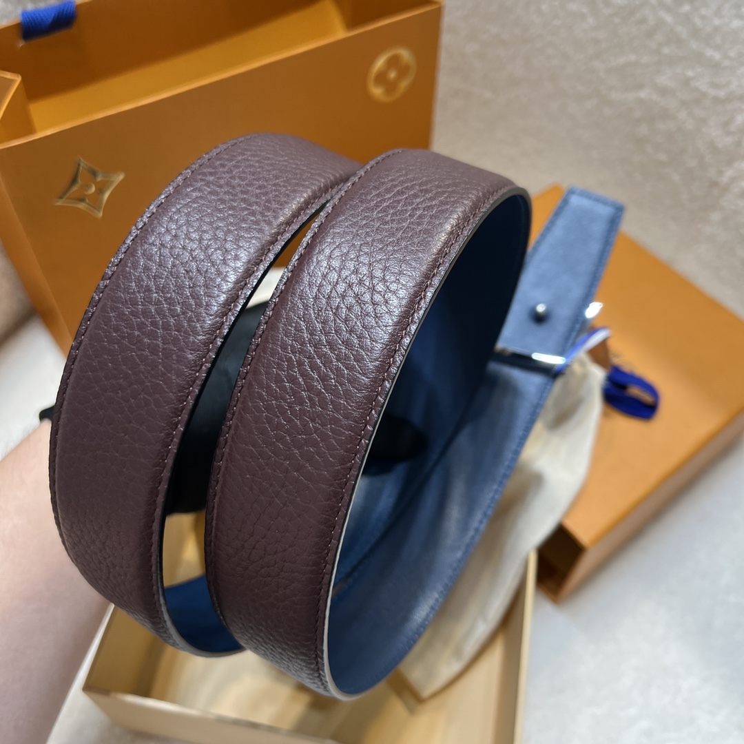 Louis Vuitt*n Men Belt-3.5CM