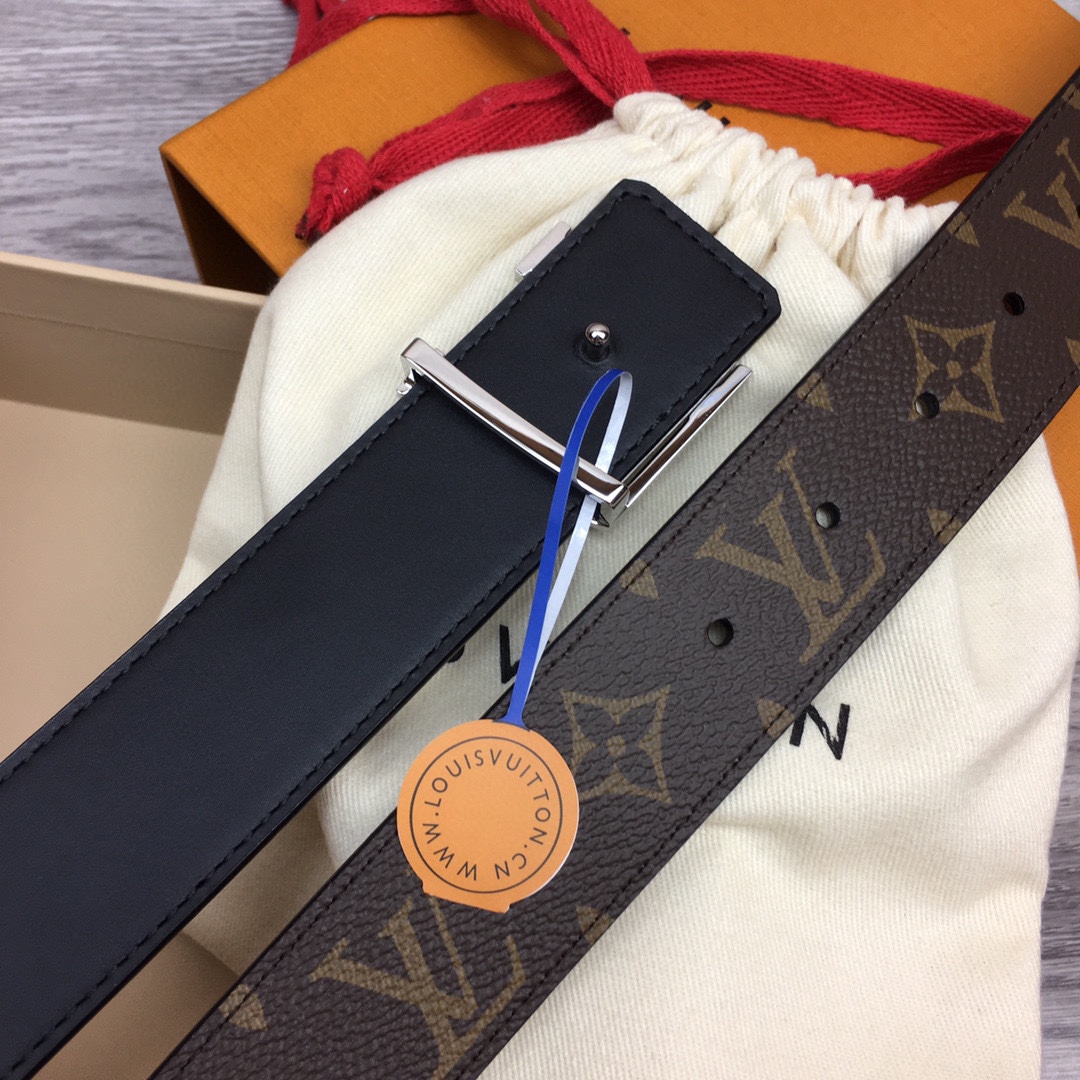 Louis Vuitt*n Men Belt-3.5CM