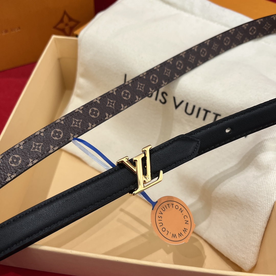 Louis Vuitt*n Women Belt-1.5CM