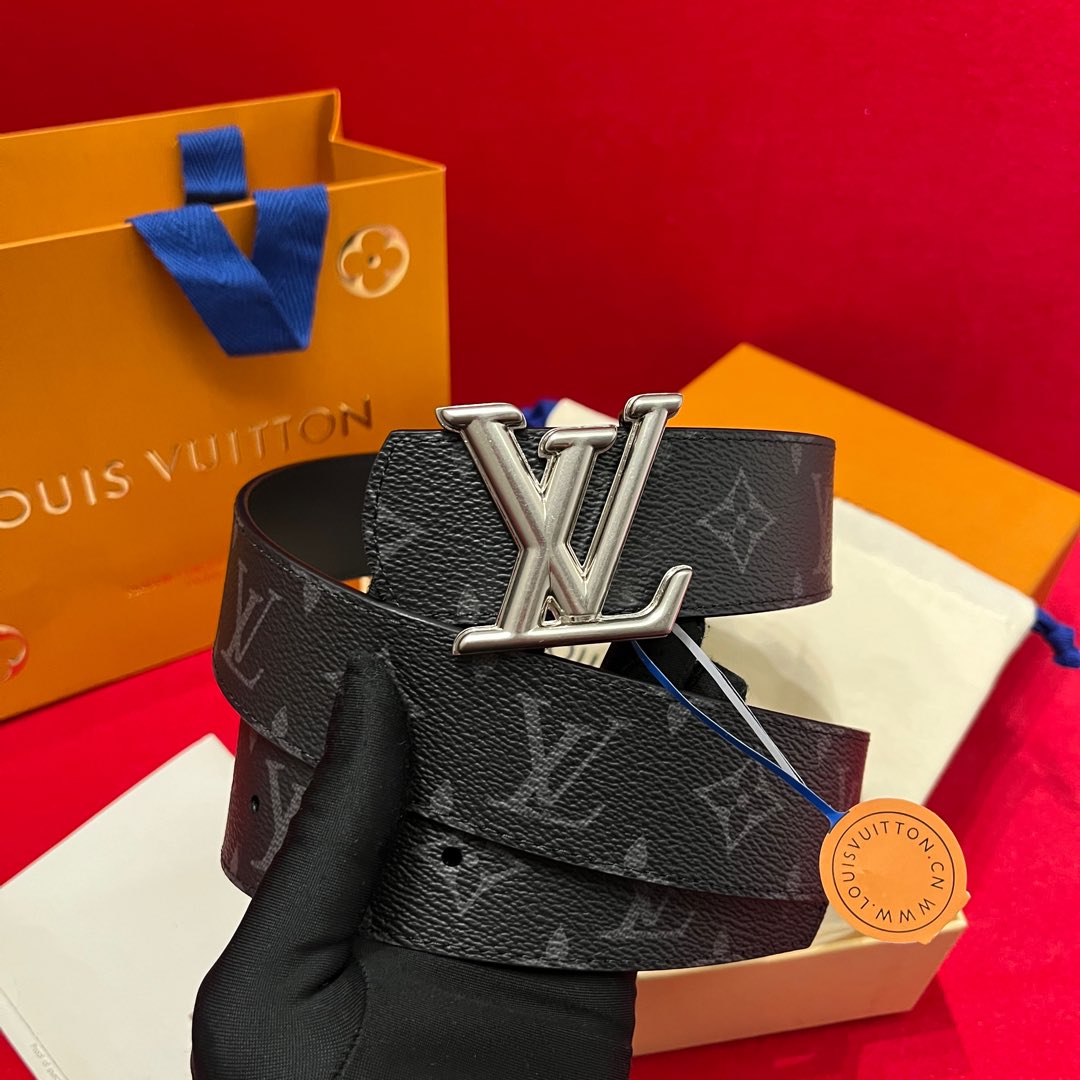 Louis Vuitt*n Men Belt-4CM