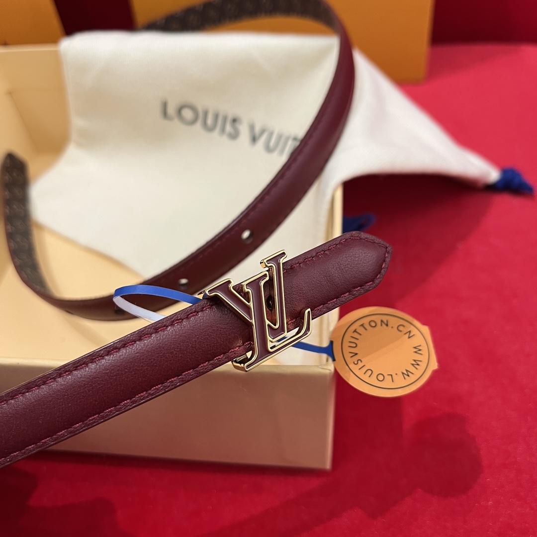 Louis Vuitt*n Women Belt-1.5CM