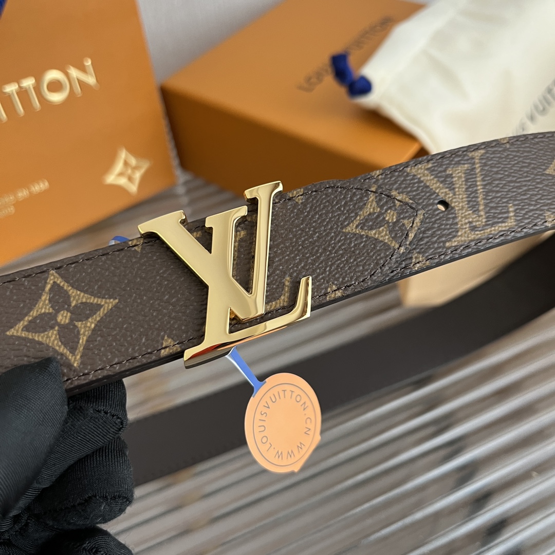 Louis Vuitt*n Women Belt-3CM