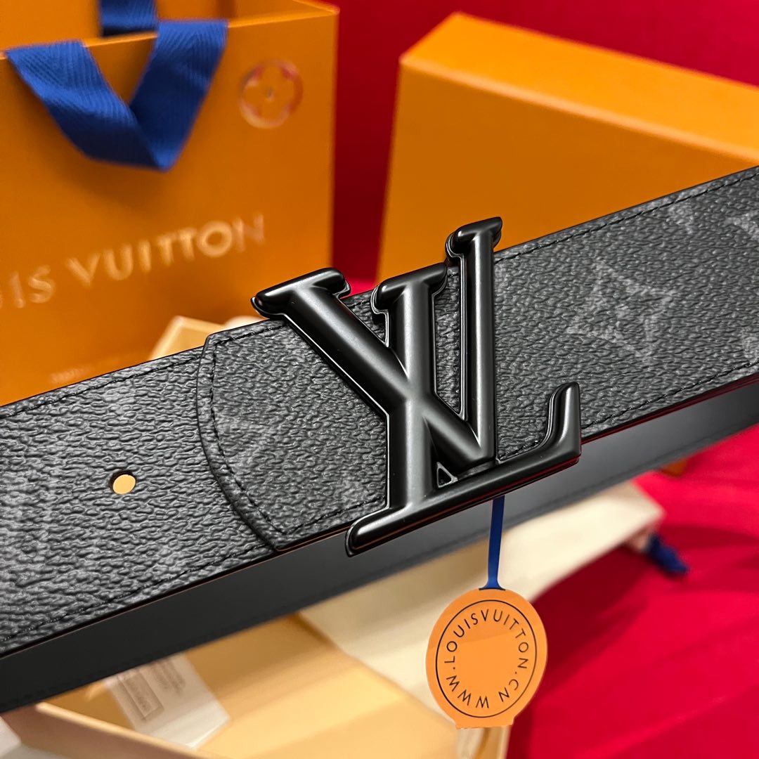 Louis Vuitt*n Men Belt-4CM