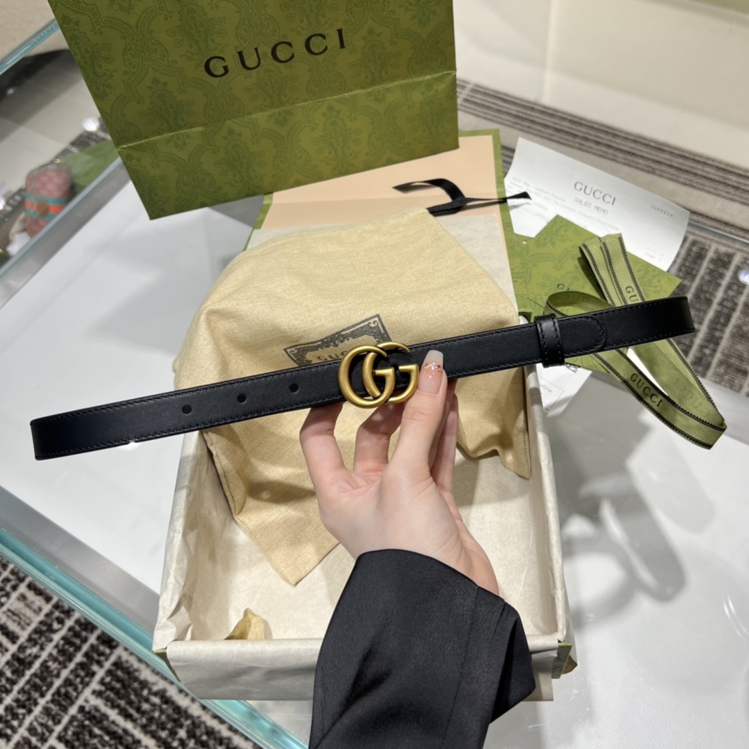 Gucc* Belt-2CM