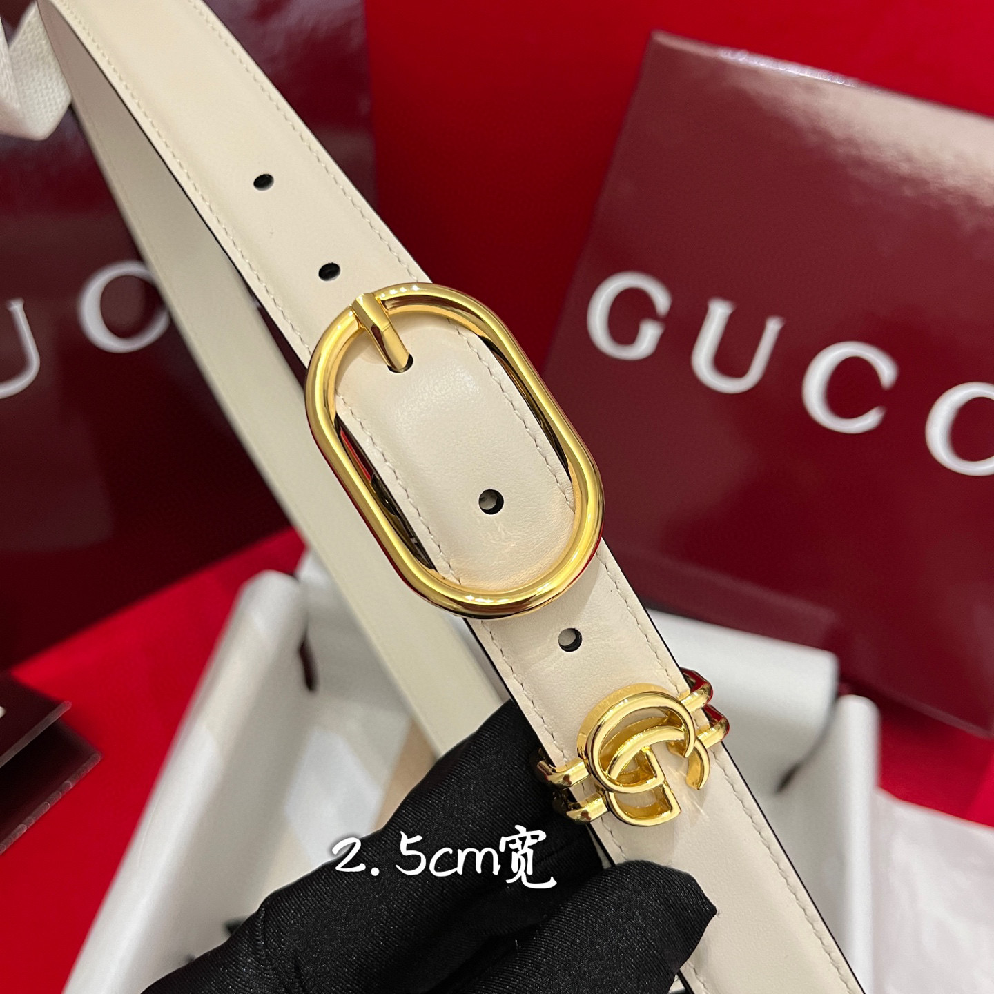 Gucc* Women Belt-2.5CM