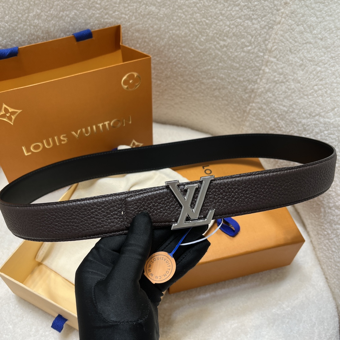 Louis Vuitt*n Men Belt-3.5CM