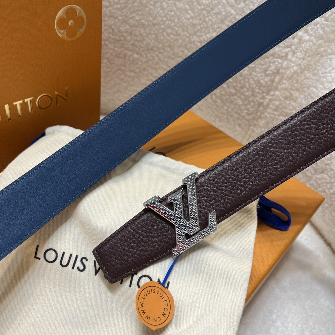 Louis Vuitt*n Men Belt-3.5CM