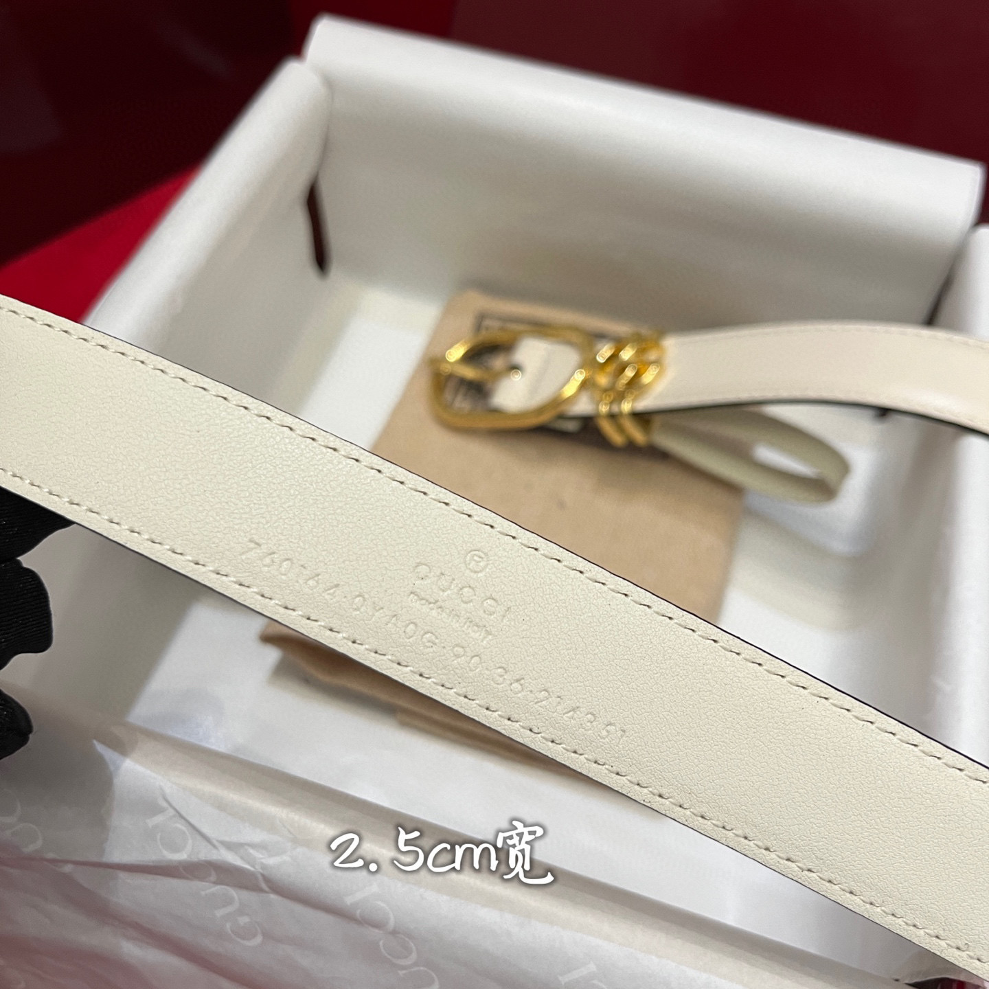 Gucc* Women Belt-2.5CM