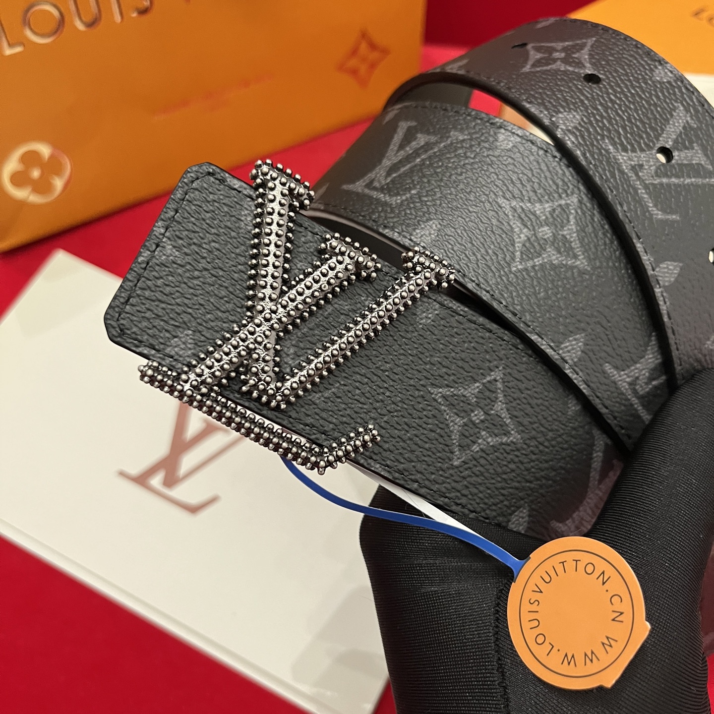 Louis Vuitt*n Men Belt-4CM