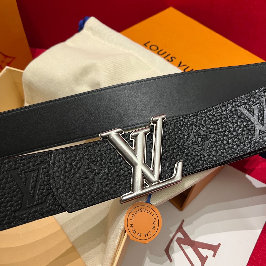 Louis Vuitt*n Men Belt-4CM