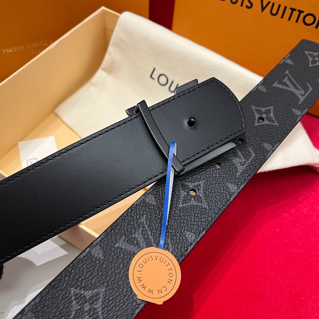 Louis Vuitt*n Men Belt-4CM