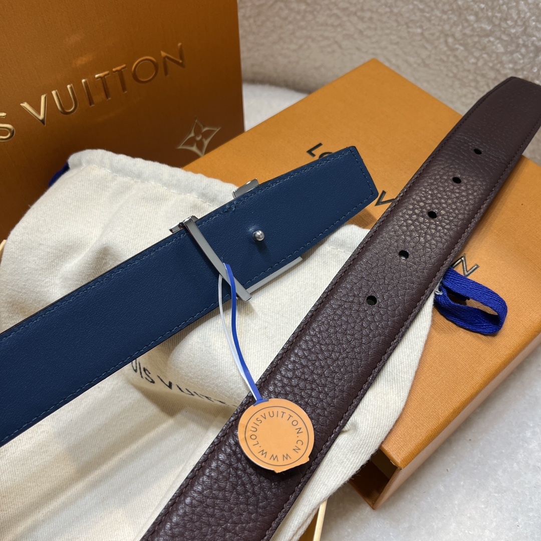 Louis Vuitt*n Men Belt-3.5CM