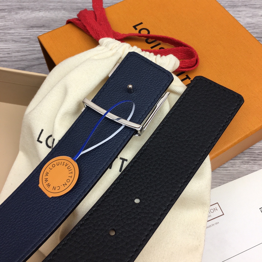 Louis Vuitt*n Men Belt-4CM