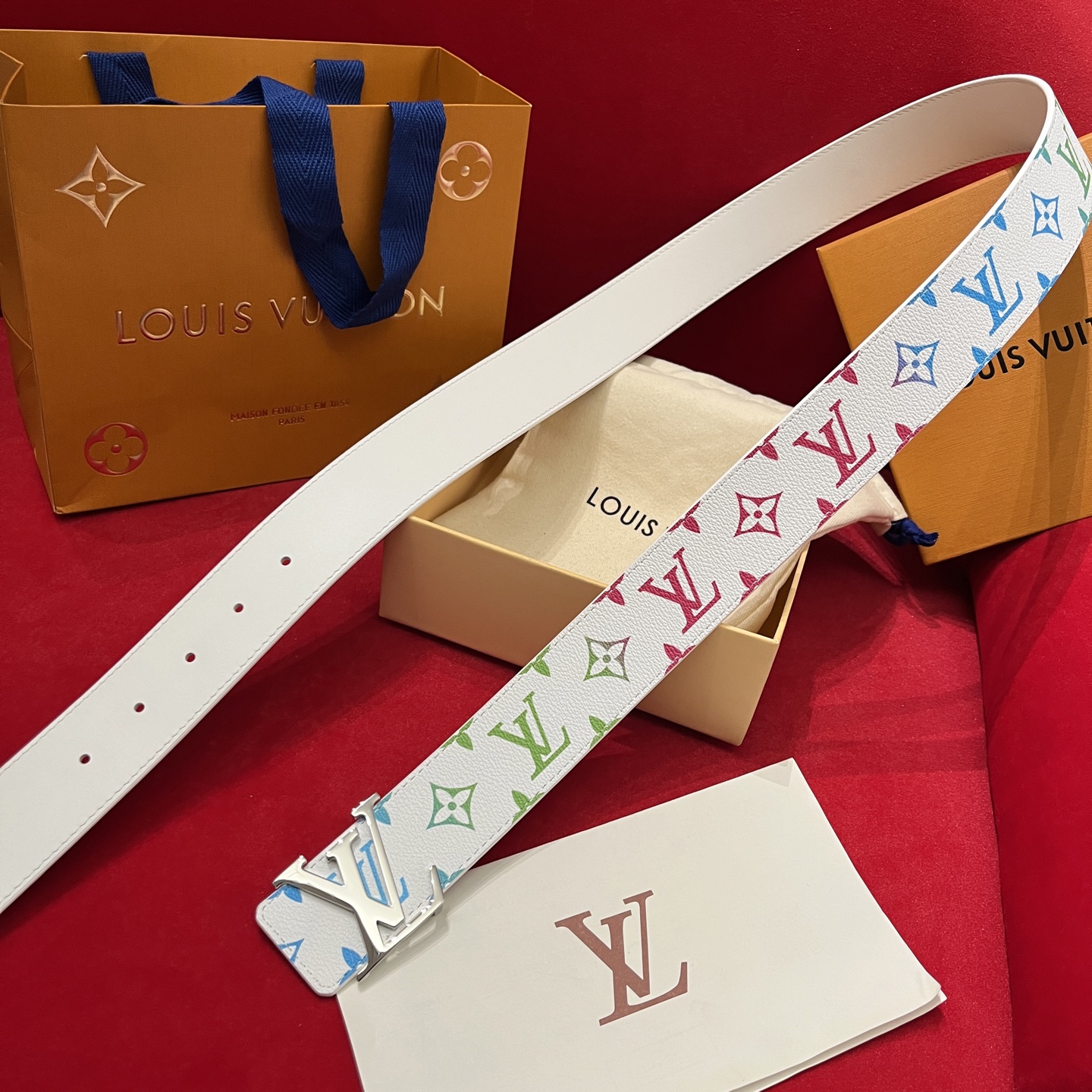 Louis Vuitt*n Men Belt-4CM