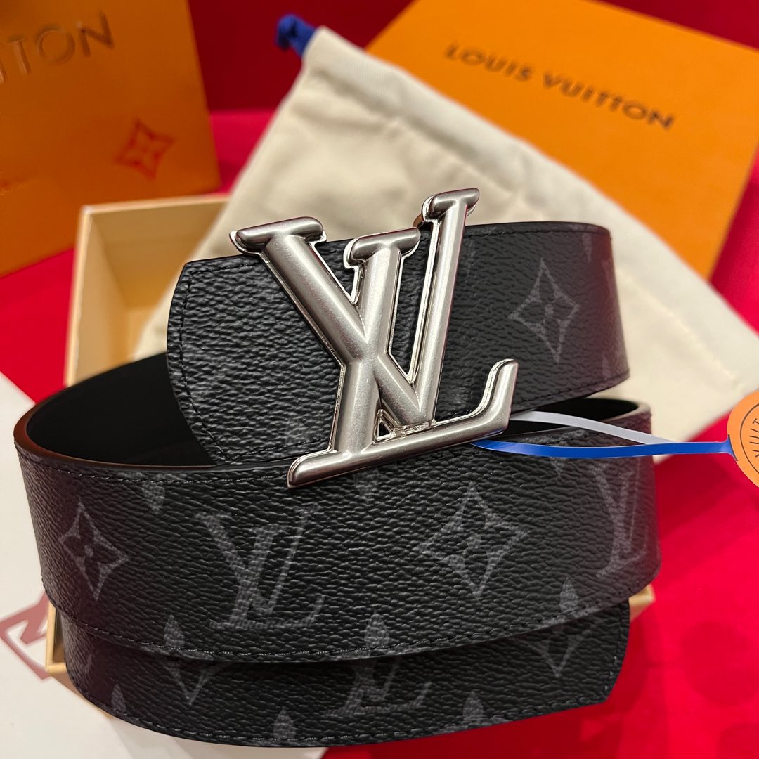 Louis Vuitt*n Men Belt-4CM
