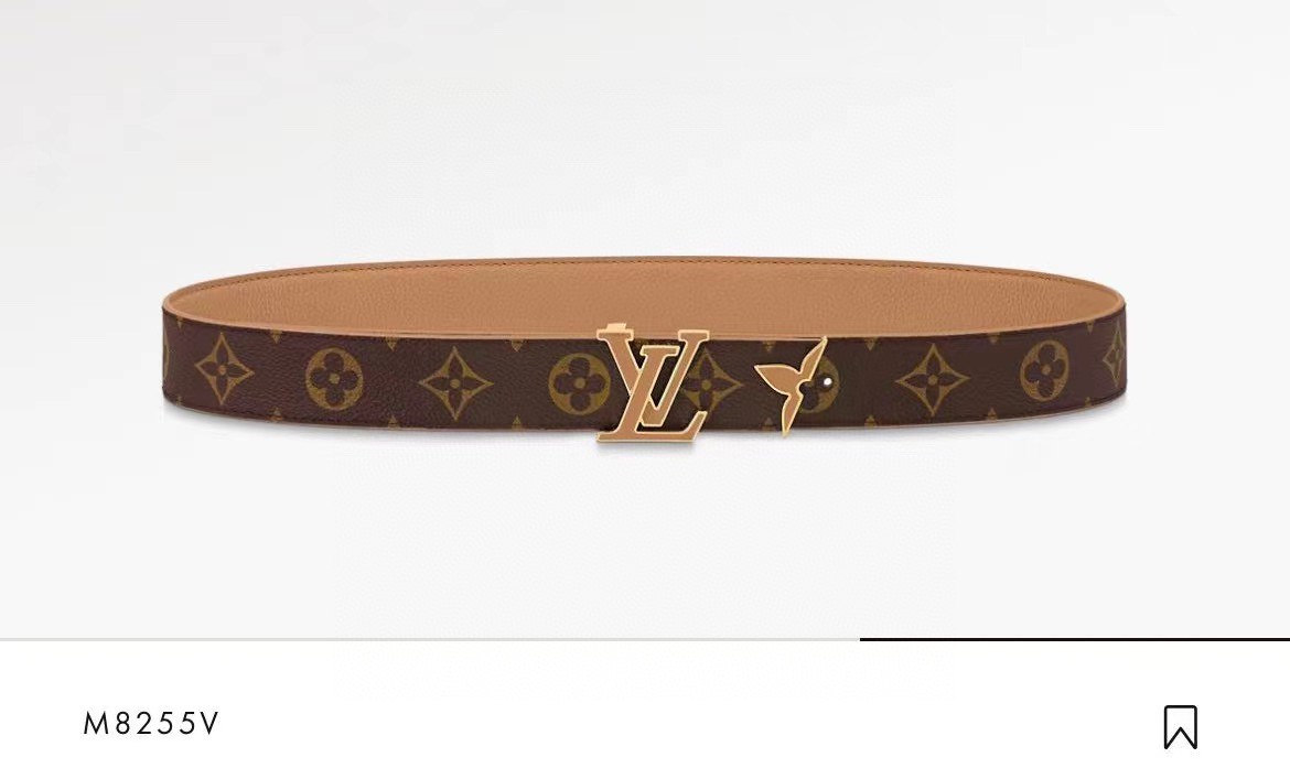 Louis Vuitt*n Women Belt-3CM