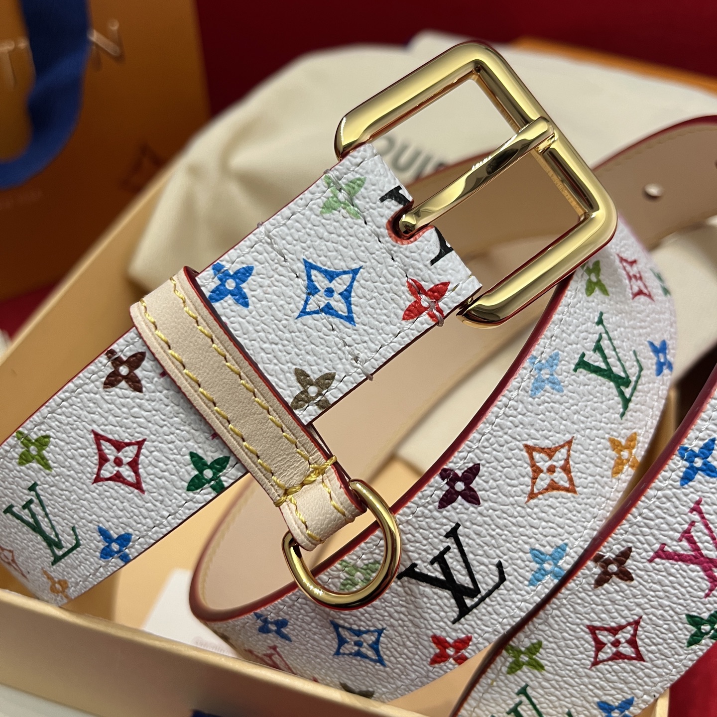 Louis Vuitt*n Women Belt-3CM