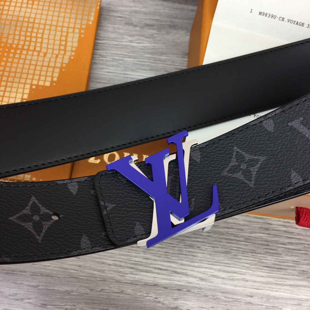 Louis Vuitt*n Men Belt-4CM