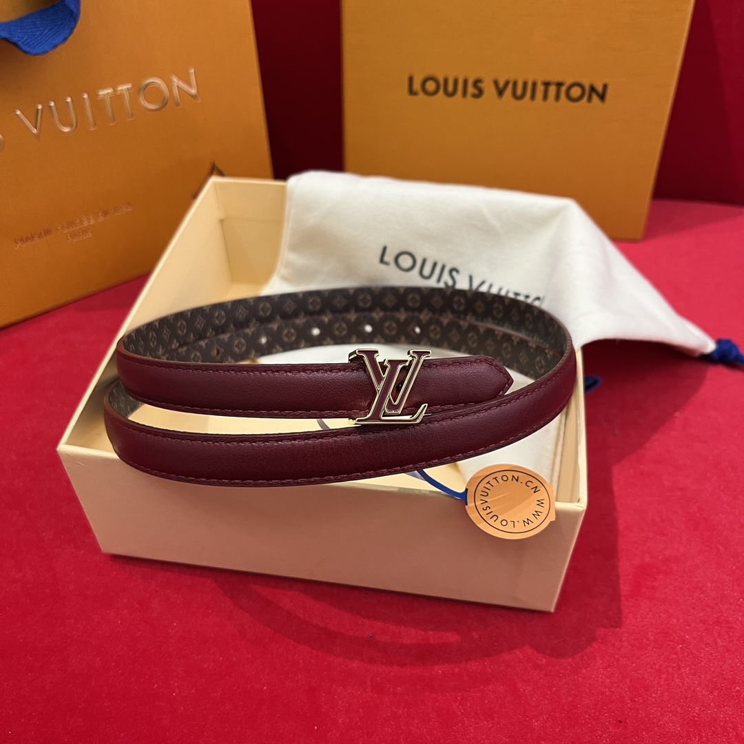 Louis Vuitt*n Women Belt-1.5CM