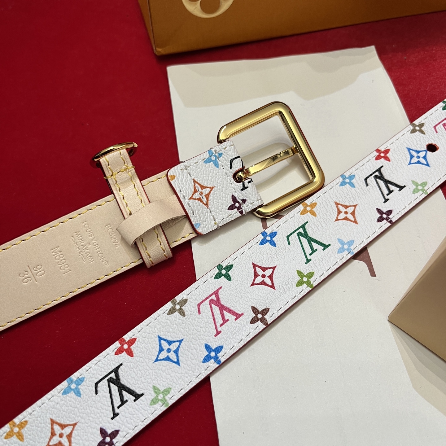 Louis Vuitt*n Women Belt-3CM