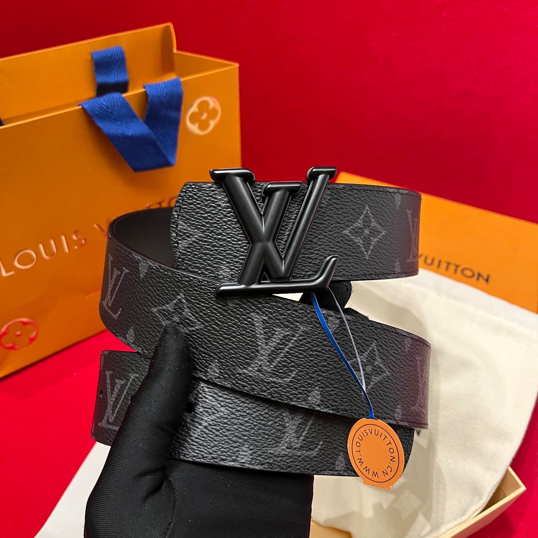 Louis Vuitt*n Men Belt-4CM