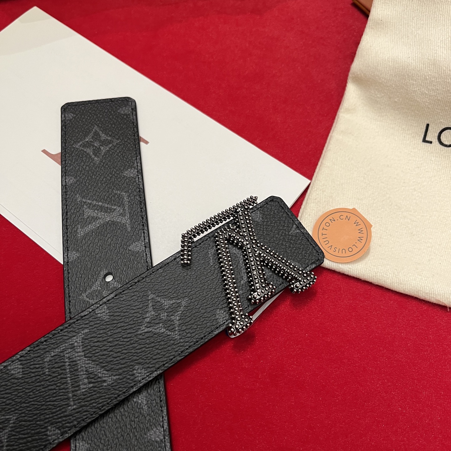 Louis Vuitt*n Men Belt-4CM