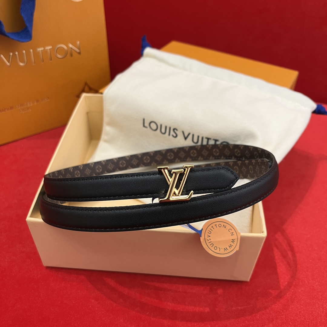 Louis Vuitt*n Women Belt-1.5CM