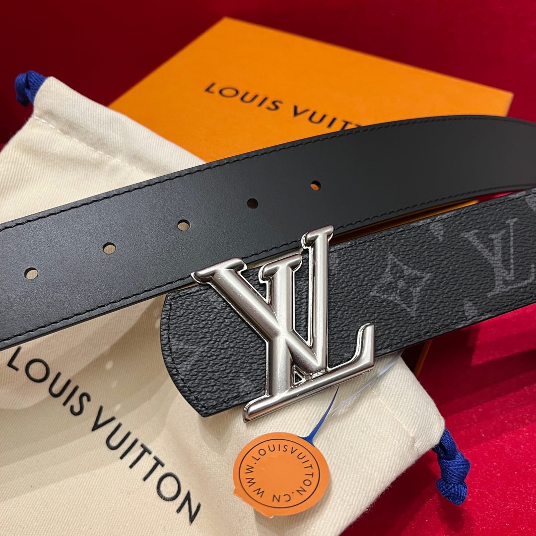 Louis Vuitt*n Men Belt-4CM
