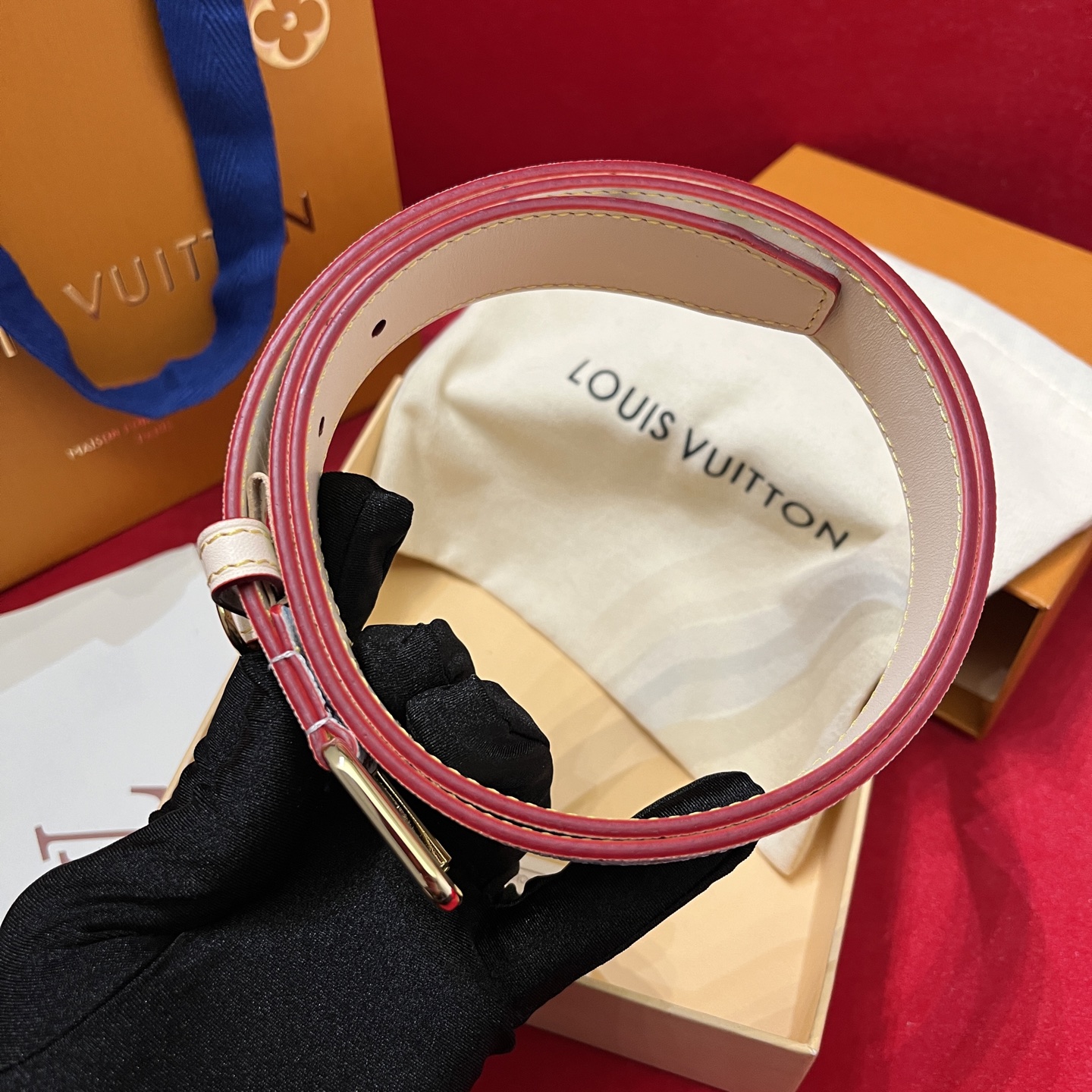 Louis Vuitt*n Women Belt-3CM