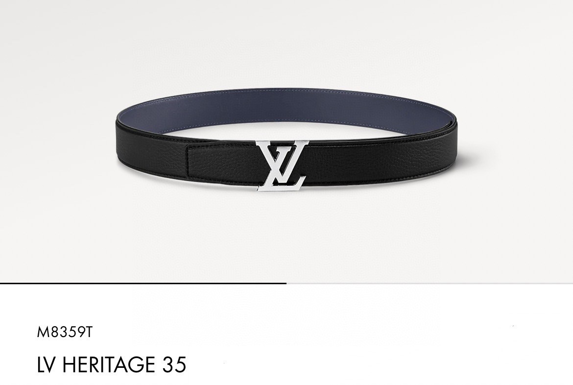 Louis Vuitt*n Men Belt-3.5CM