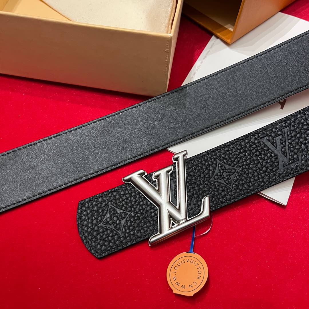 Louis Vuitt*n Men Belt-4CM