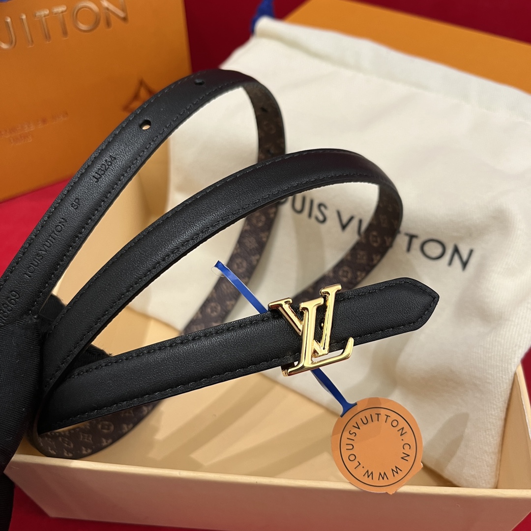 Louis Vuitt*n Women Belt-1.5CM