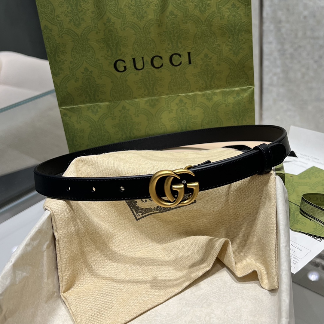 Gucc* Belt-2CM