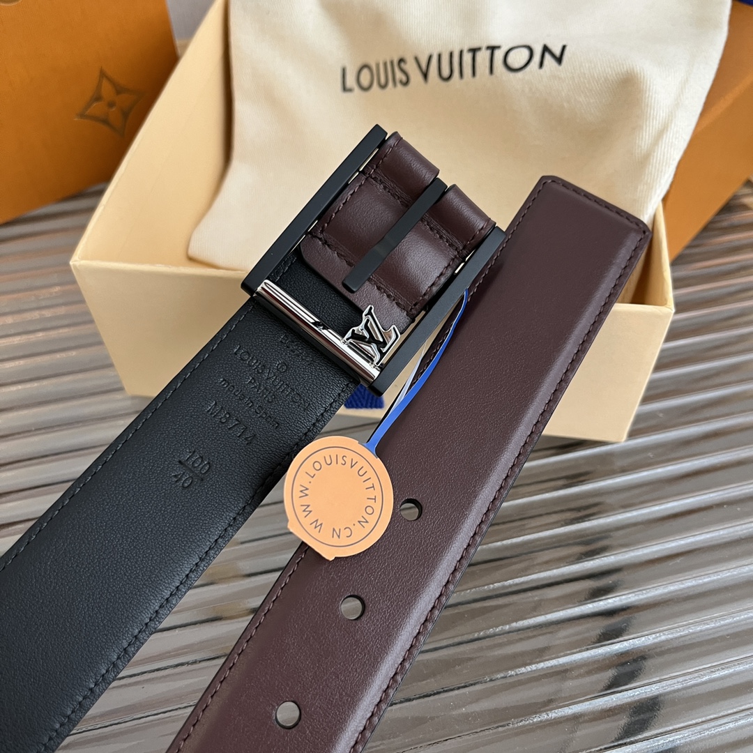 Louis Vuitt*n Men Belt-3.5CM