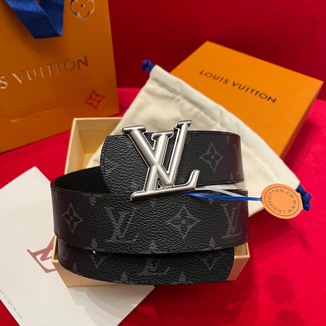 Louis Vuitt*n Men Belt-4CM